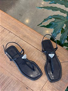 Sandália Crystal Thong - Schutz