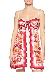Vestido Curto Lenço Floraline - Farm