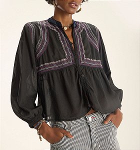 Camisa Voil Bordado Artesania - Cantão