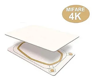 Cartão Mifare 4K 100 un