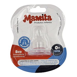 Bico De Silicone Anatômico Para Mamadeira Mamita 253