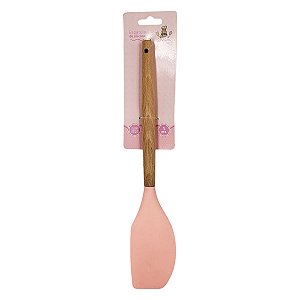 Espátula Culinária De Silicone Rosa Bons Cheff 5029