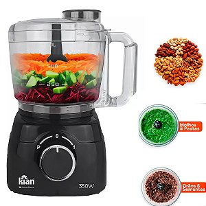 Processador Alimentos Kian 127V 350W Preto 24227