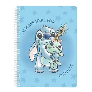 Caderno Univ. 1 Matéria 80 Folhas Stitch Always Here