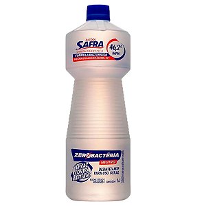 Álcool Neutro Zero Bactéria Safra 1L
