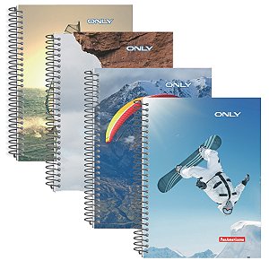 Caderno Universitário Capa Dura Only 15 Matérias 210 Folhas