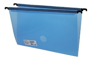 Pasta Suspensa Plástica Azul Pacote 6 Unidades Dac