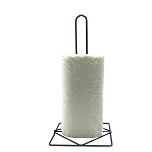 Porta Papel Toalha Metal De Mesa Aramado Black Rio Tijucas 193401