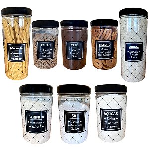 Pote Para Mantimento Variados 1700Ml 2550Ml
