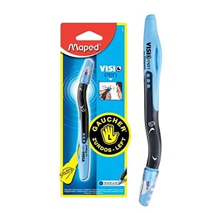 Caneta Esferográfica Azul Para Canhoto Visio Pen Cb22432001