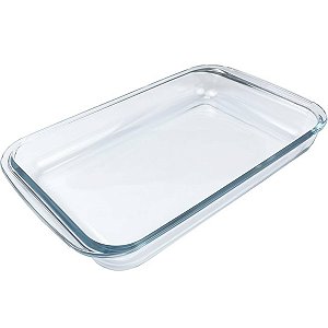 Assadeira Vidro Borossilicato Retangular 1000Ml Eco24096
