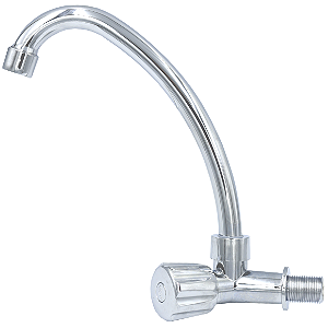 Torneira Bica Móvel - Parede - Abs Cromada- 01305905