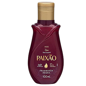 Óleo Corporal Framboesa Negra 100Ml Paixão