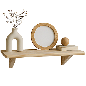 Prateleira Reta Madeira Pinus 40X15Cm Ecos Ske21811