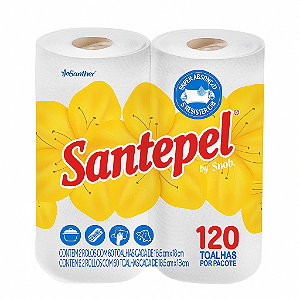 Papel Toalha Santepel 2un Tsb120