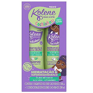 Kit Shampoo E Condicionador Kolene Cachinhos Shcond 300Ml  200Ml