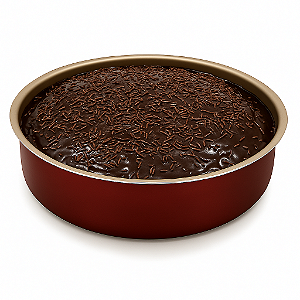 Assadeira Cereja Antiaderente - Redonda Fundo Removível