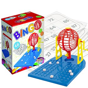 Jogo Bingo De Mesa 48 Cartelas Kepler