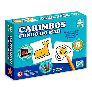 CARIMBOS FUNDO DO MAR C/ 8PCS