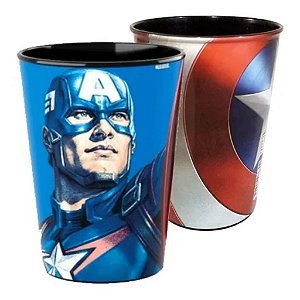 COPO PLASUTIL CAPITAO AMERICA 8630 320ML