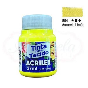 TINTA TECIDO  AMARELO LIMÃO - ACRILEX