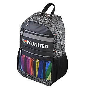 Mochila De Costas Escolar Oficial Now United Juvenil