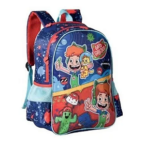 MOCHILA 2 ALÇAS INFANTIL MASC.OS AVENTUREIROS LUCCAS NETO AV2402J CLIO