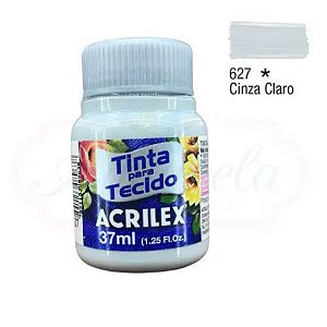 TINTA DE TECIDO CINZA CLARO  37ML - ACRILEX