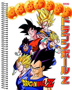 Caderno Brochura São Domingos 1/4 Dragon Ball 80 Folhas - Destro