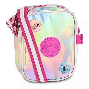 Bolsa Femenina Transversal Luluca Shoulder Bag Holográfica