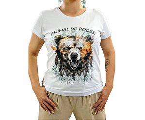 Baby Look Espírito Animal  - Urso