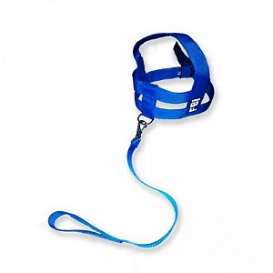 Conj Guia e Peitoral Grande Porte FBI N 10 AZUL