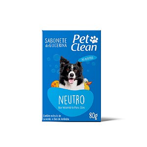 Sabonete Neutro Pet Clean 80g
