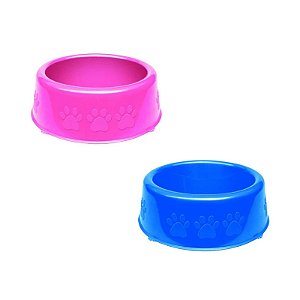 Comedouro Perolizado Luxo P 600ml Pet Injet