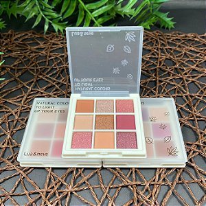 PALETA DE SOMBRAS NATURAL COLORS - COR A - LUA E NEVE