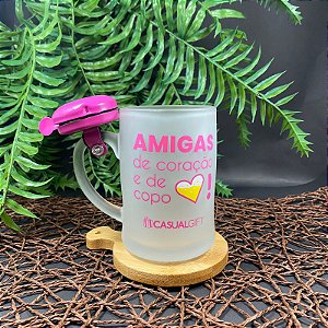 CANECA CAMPAINHA 400ML AMIGAS VDR