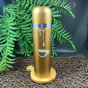 GARRAFA TERMICA C/PAREDE DUPLA E ALCA WEEZE 500ML