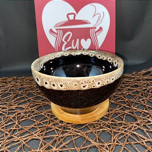 BOWL TIGELA EM PORCELANA 500ML - PORCELANAS HR