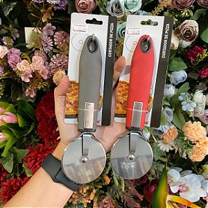 INOX CARRETILHA CORTADOR DE PIZZA CB. EMBORRACHADO