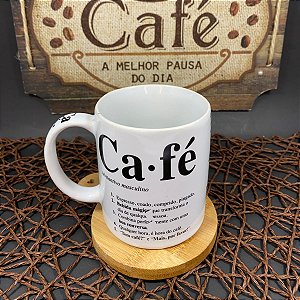CANECA DE PORCELANA DICIONARIO HAUSKRAFT 330ML
