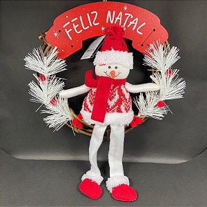 GUIRLANDA BONECOS NATAL SISAL 40CM
