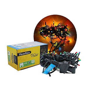 PISCA PISCA 100 LED'S 4,15M 127V COLORIDO