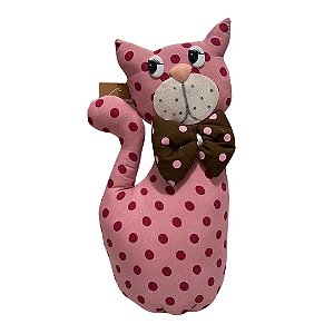 PESO DE PORTA ARTESANAL GATINHO