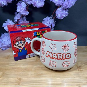 CANECA SUPER MARIO CERAMICA 500ML