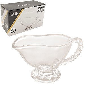 MOLHEIRA DE VIDRO CRISTAL CORACAO 120ML 15,5X8X6CM 1742 LYOR