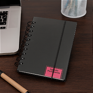 Agenda 2026 Espiral Win Paper Capa Preta – 176 Folhas (15 x 11 cm)