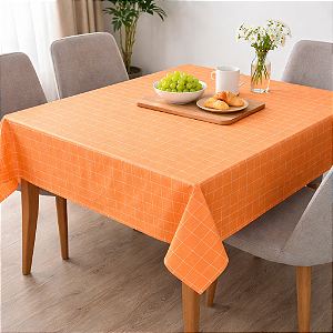 TOALHA DE MESA DE EVA QUADRADA IMPERMEAVEL CLEAN TECH 140X140CM - COR SORTIDA