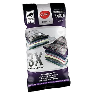 SACO A VACUO 60X80CM GUARDA ROUPAS ENDREDOM VIAGEM 1 UNIDADE