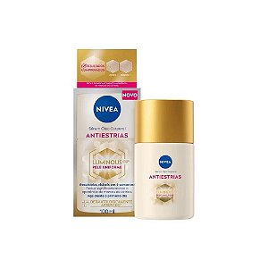 Nivea Luminous Sérum Óleo Corporal Antiestrias 100ml, Reduz Marcas De Estrias, Hidratação Profunda 48h