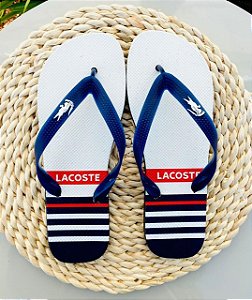 Kit 12 Pares Chinelo Masculino Lacoste Summer Sandalia de dedo Adulto Atacado